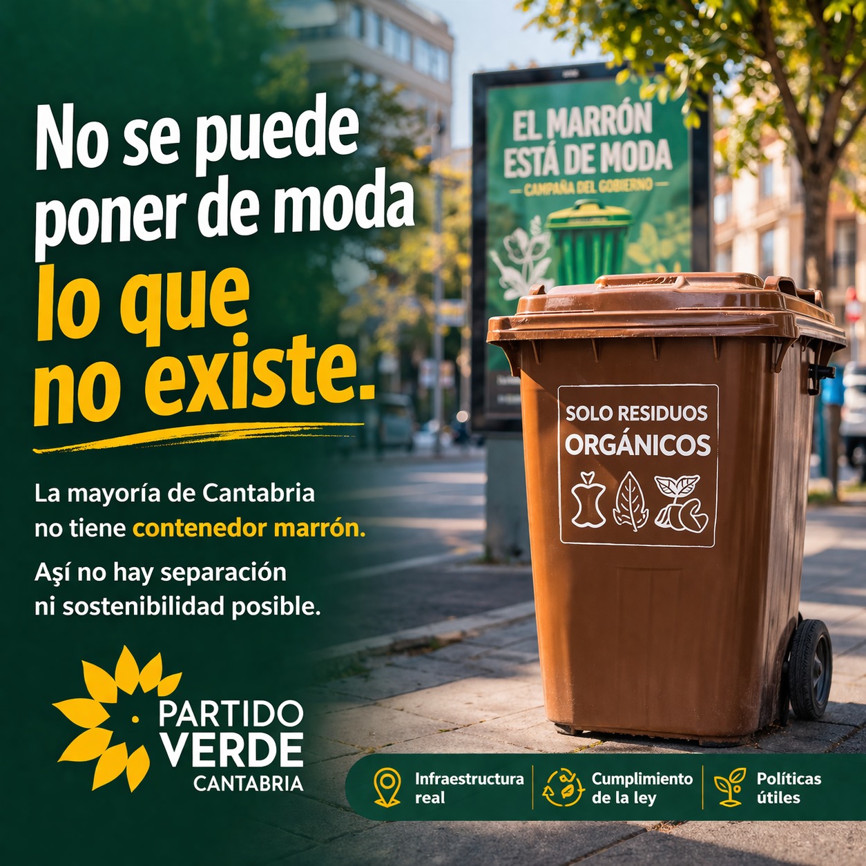 Verdes Equo denuncia la campaña “El marrón está de moda”
