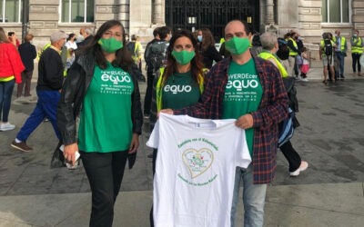 VERDES EQUO CANTABRIA Y VERDES EQUO MIENGO PARTICIPAN EN LA MARCHA SOLIDARIA 0,77%