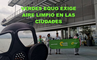 VERDES EQUO EXIGE AIRE LIMPIO EN LAS CIUDADES