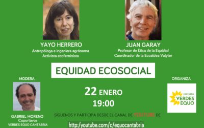 VERDES EQUO HABLA DE EQUIDAD ECOSOCIAL