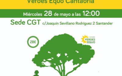 VERDES EQUO LANZA SU PLAN DE ZONA DE BAJAS EMISIONES PARA UNA SANTANDER VIVA Y VERDE